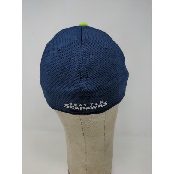 NFL New Era 39Thirty Seattle Seahawks Hat Size M-L Blue Embroidered Logo - Picture 7 of 12